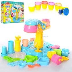 Пластилин Фабрика мороженого с аппарат-прессом 6 цветов MK 0694