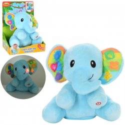 Интерактивная игрушка Слон плюшевый с музыкой и светом 0695-NL WinFun