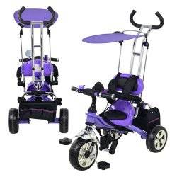 Велосипед трехколесный M 0696 Profi Trike EVA Foam фиолетовый