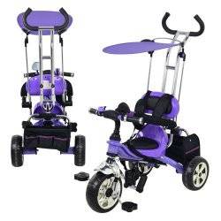 Велосипед трехколесный M 0696 Profi Trike  EVA Foam фиолетовый