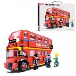 Конструктор Двухэтажный автобус Model Bricks 382 детали M38-B0708 Sluban