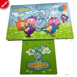 Детский стол и два стульчика зеленые "Смешарики" 0710      УЦЕНКА 