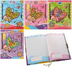 Набор для творчества дневник с замком Бабочки 0943-1