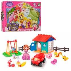 Конструктор для девочек с принцессой и королевскими питомцами 1080