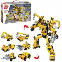 Конструктор трансформер-строитель 6в1 479 деталей 1417D Qman