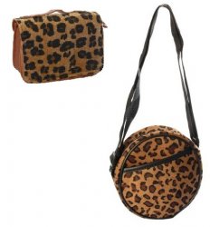  Стильная сумочка и клатч с принтом Леопард X15449-X15440