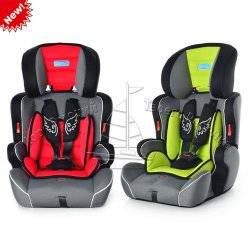 Автокресло детское "Ангелочек" M 1595-1 унисекс cеро-красное, серо-зеленое Bambi