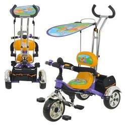 Велосипед детский трехколесный M 1688 "Винни Пух" (аналог Mars) желто-фиолетовый