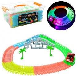  Гоночная трасса Magic tracks гнущийся трек 103 детали FYD170203-B в чемодане