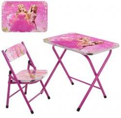 Детский столик и стульчик складные Принцессы A19-BB