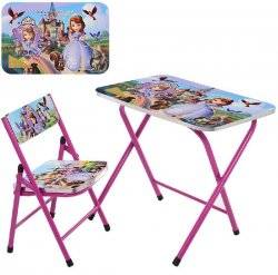 Детский столик и стульчик складные Принцесса София A19-BB