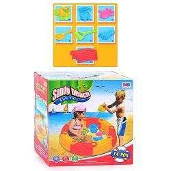 Песочница разборная, ведерко, лейка, грабли, лопатка, формочки M 1901 