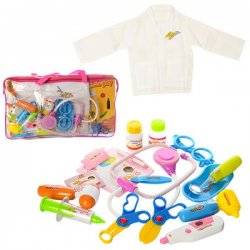 Набор доктора + медицинский костюм-халат 2001-03