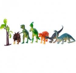 Набор фигурок Динозавры резиновые 2035