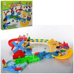 Железная дорога+ мельница и локомотив 2082