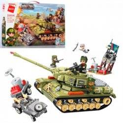 Конструктор военный  858 деталей 21014 Qman