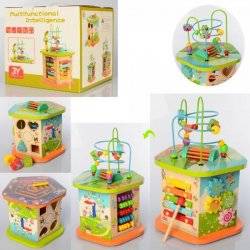 Лабиринт деревянный  на проволоке + ксилофон и сортер MD 2190 