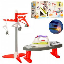 Гладильная доска с вешалкой и утюгом Стильная 2303