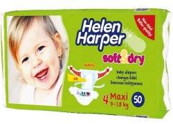 Подгузники Helen Harper Maxi (Хелен Харпер Макси) 9-18 kg, 50 штук "Soft and Dry" № 4