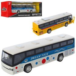 Автобус металлический инерционный со звуком и светом AS-2493 Автомир
