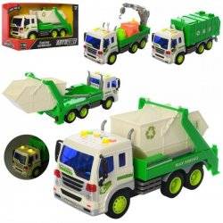 Машина  спецтехника 3 вида инерционная 1:16 со звуком и светом AS-2609  АвтоМир