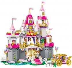 Конструктор для девочек Замок принцессы 940 деталей 2612 Qman 