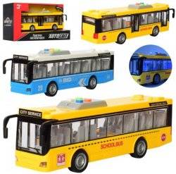 Автобус со звуком и светом открываются двери AS-2617 АвтоМир