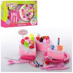 Посудка+праздничный торт и леденцы 288-17