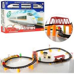 Железная дорога детская Локомотив в 2 уровня 2914B-1-2