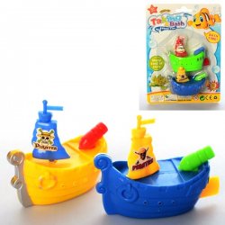 Заводная водоплавающая игрушка Корабли пиратов 3030