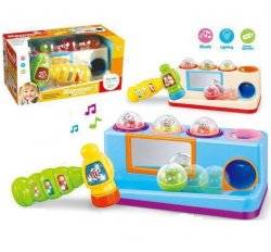 Игрушка ксилофон-стучалка музыкальная пластиковая 332