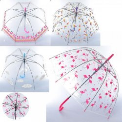 Зонтик детский прозрачный Нежность MK 3621-1
