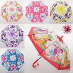 Зонтик детский для девочек пони MK 3630-1 