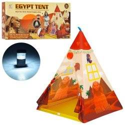 Палатка игровая Вигвам Египетская пирамида с фонариком 3770
