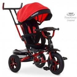 Велосипед три колеса со светом и функцией поворота сиденья M 4058
