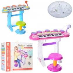 Синтезатор на ножках с музыкой и светом BB45BD