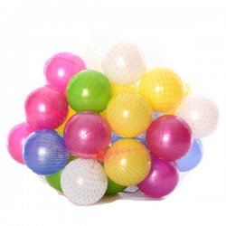  Набор шариков для сухого бассейна перламутровые в сетке 27 штук 467 ОРИОН 