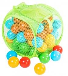  Набор шариков для сухого бассейна в сумке 80 штук матовые на змейке 467 в.5 Орион