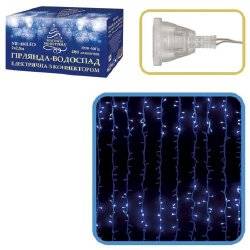 Гирлянда-водопад коннектор LED разноцветная или голубая 480LEDb-m