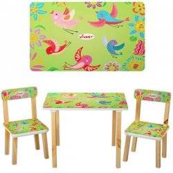 Детский стол и 2 стула Птички 501-6 Vivast, Украина