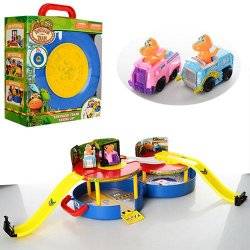 Гараж в чемодане ДИНОЗАВРЫ XZ 507