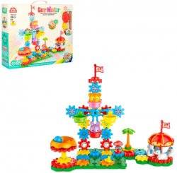 Конструктор пластмассовый для девочек шестеренки 99 деталей TS5101A