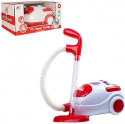 Пылесос со световыми эффектами + пенопластовые шарики 5209 красно-белый
