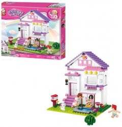 Конструктор Розовая мечта Вилла с бассейном 38-0532 Sluban