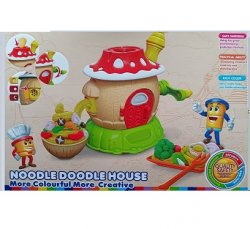 Пластилин Макаронный домик Тесто для лепки + пресс-формы U667-2