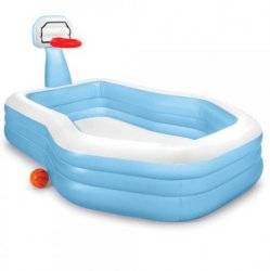 Бассейн детский надувной с баскетбольным кольцом 57183 Intex 