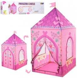 Палатка розовая домик принцессы на колышках 5780
