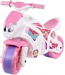 Мотоцикл байк толокар для девочек розовый ТехноК 5798