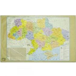 Подложка для стола "Административная карта Украины" L5823