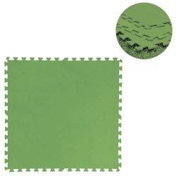 Коврик-пазл большой для детской комнаты однотонный 81*81 см 58265